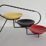 Table servant for aperitif, vintage French, 50s