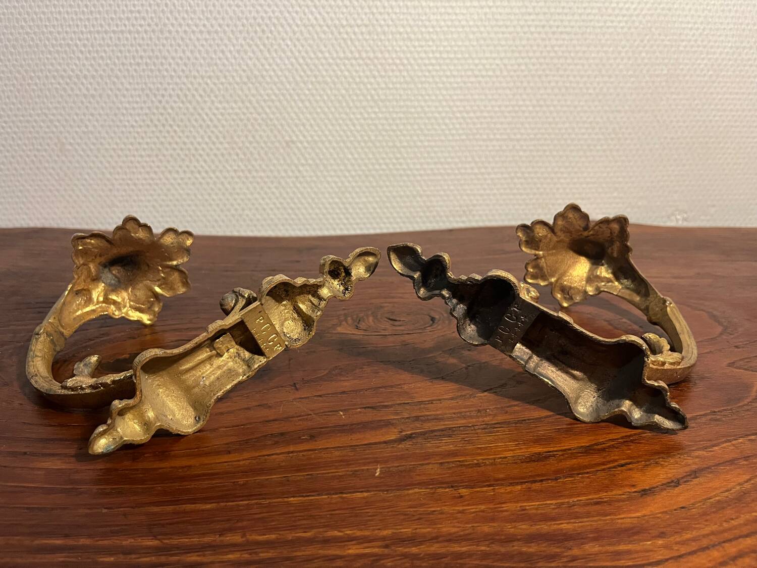 Bronze curtain tieback hook