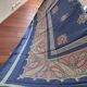 Tablecloth Ribeauvillé Vintage Blue Assam 165 x 169 cm