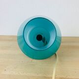 Lampe champignon verre bleu Domec