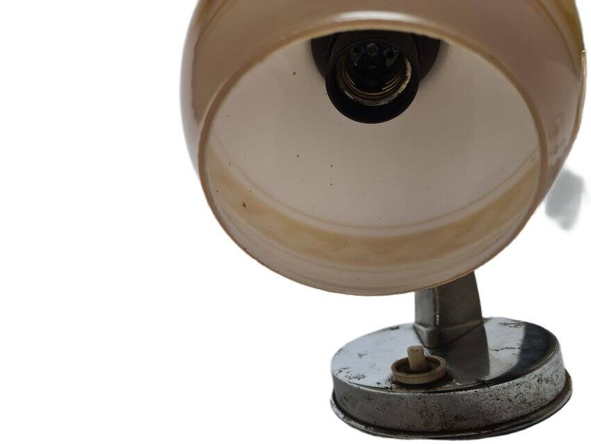 Art Deco bedside lamp, former Czechoslovakia, 1950s