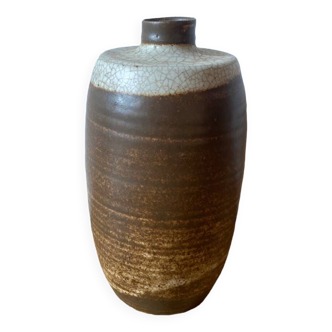 Stoneware ceramic bottle carafe