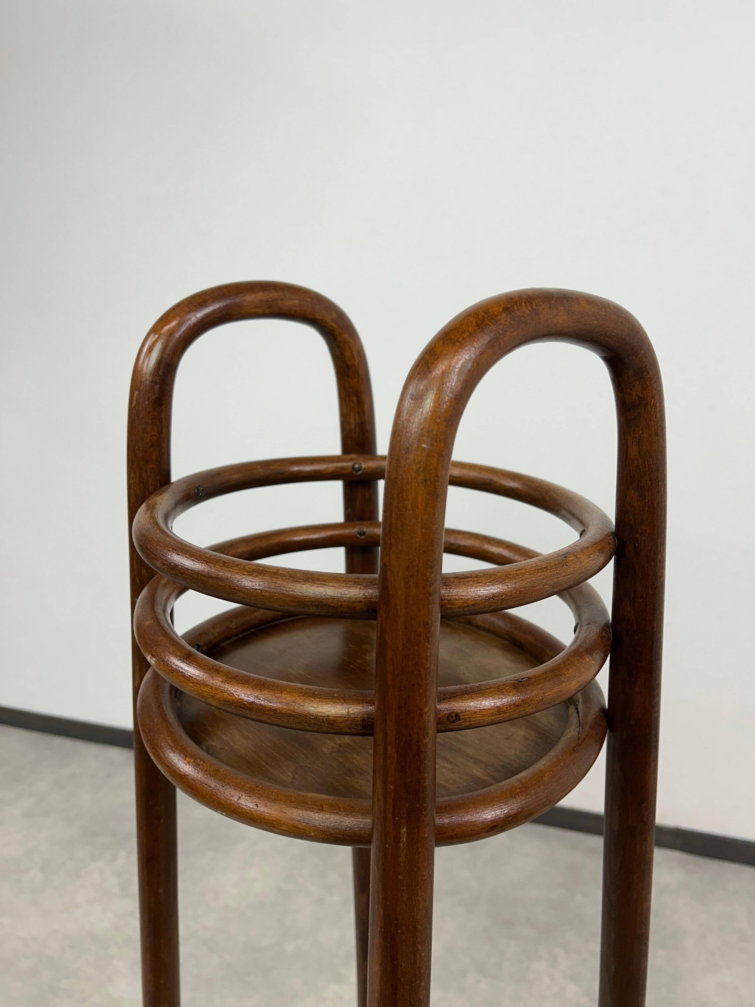 Secession stool no. 1009 attributed to Otto Wagner for J&J Kohn.