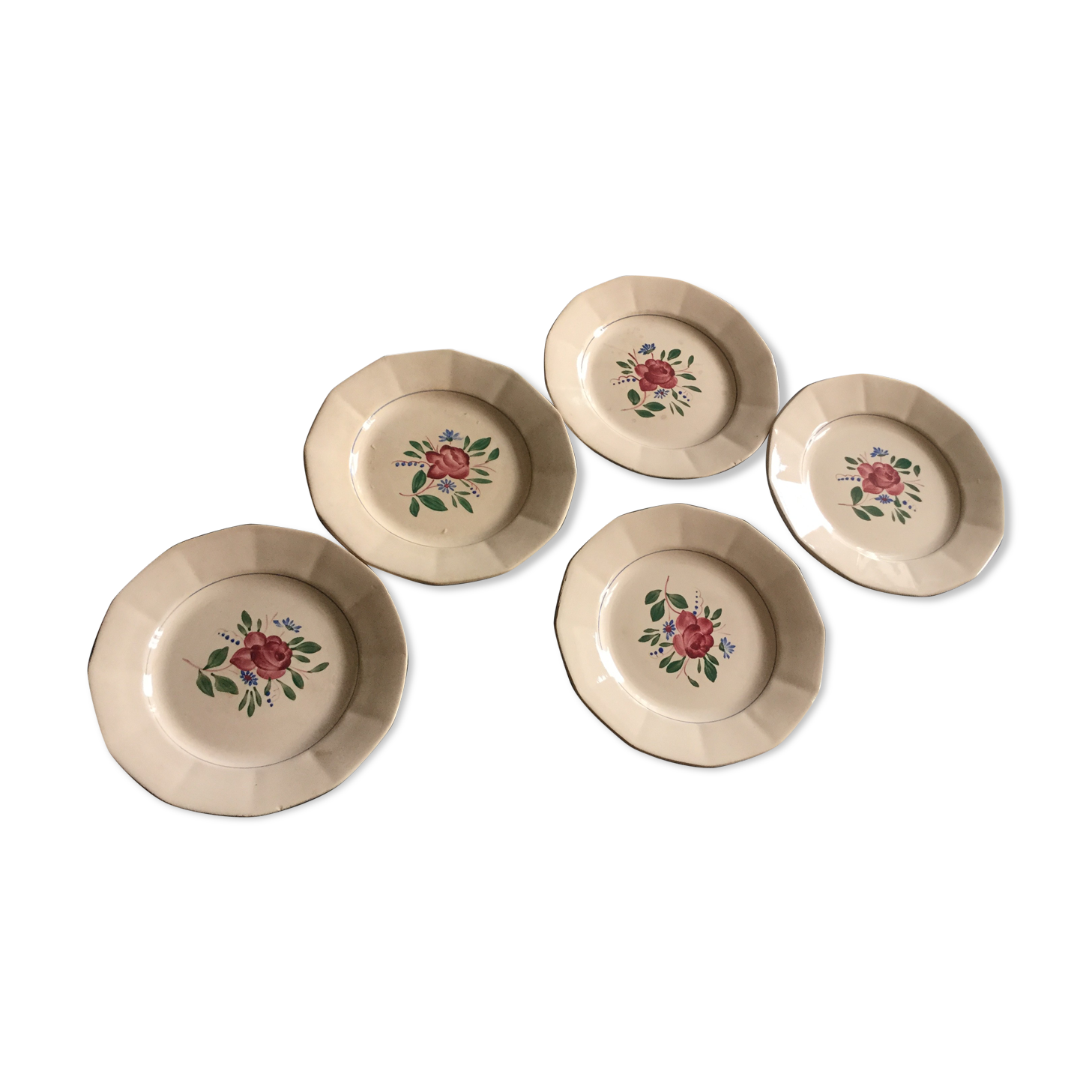 Digoin sarreguemines hollow plates