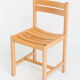 Solid beech chair designed by André Sornay - France, 1960s