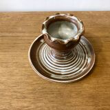 Stoneware candle holder