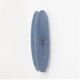 Pair of Fontana Arte Style Mid-century Modern Light Blu Murano Glass Sconce
