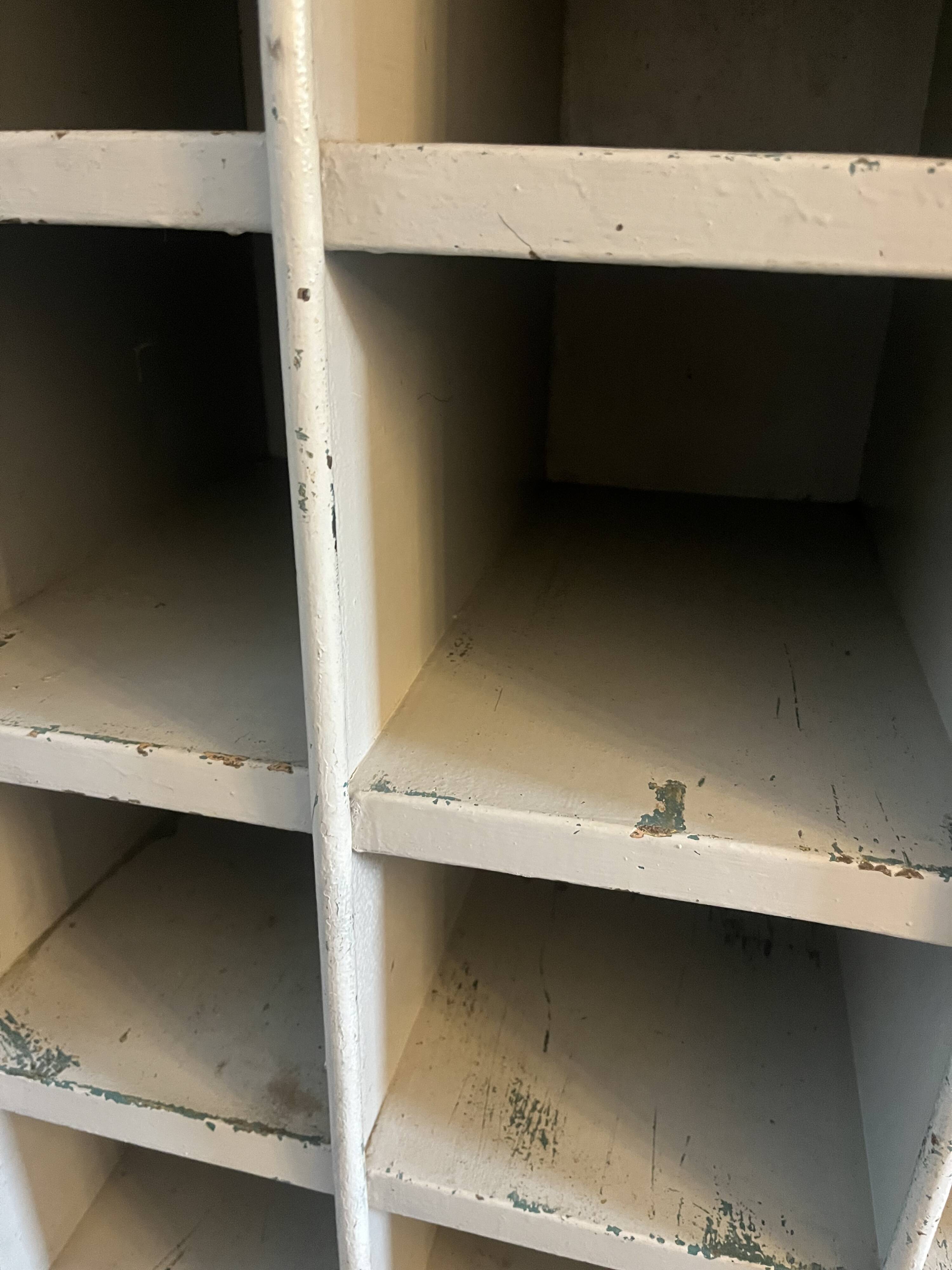 Old postal sorting furniture