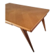 Vintage compass foot dining table
