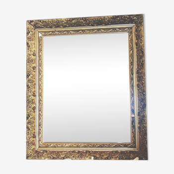 Golden mirror 60x72cm