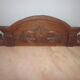 Old pediment in chene
