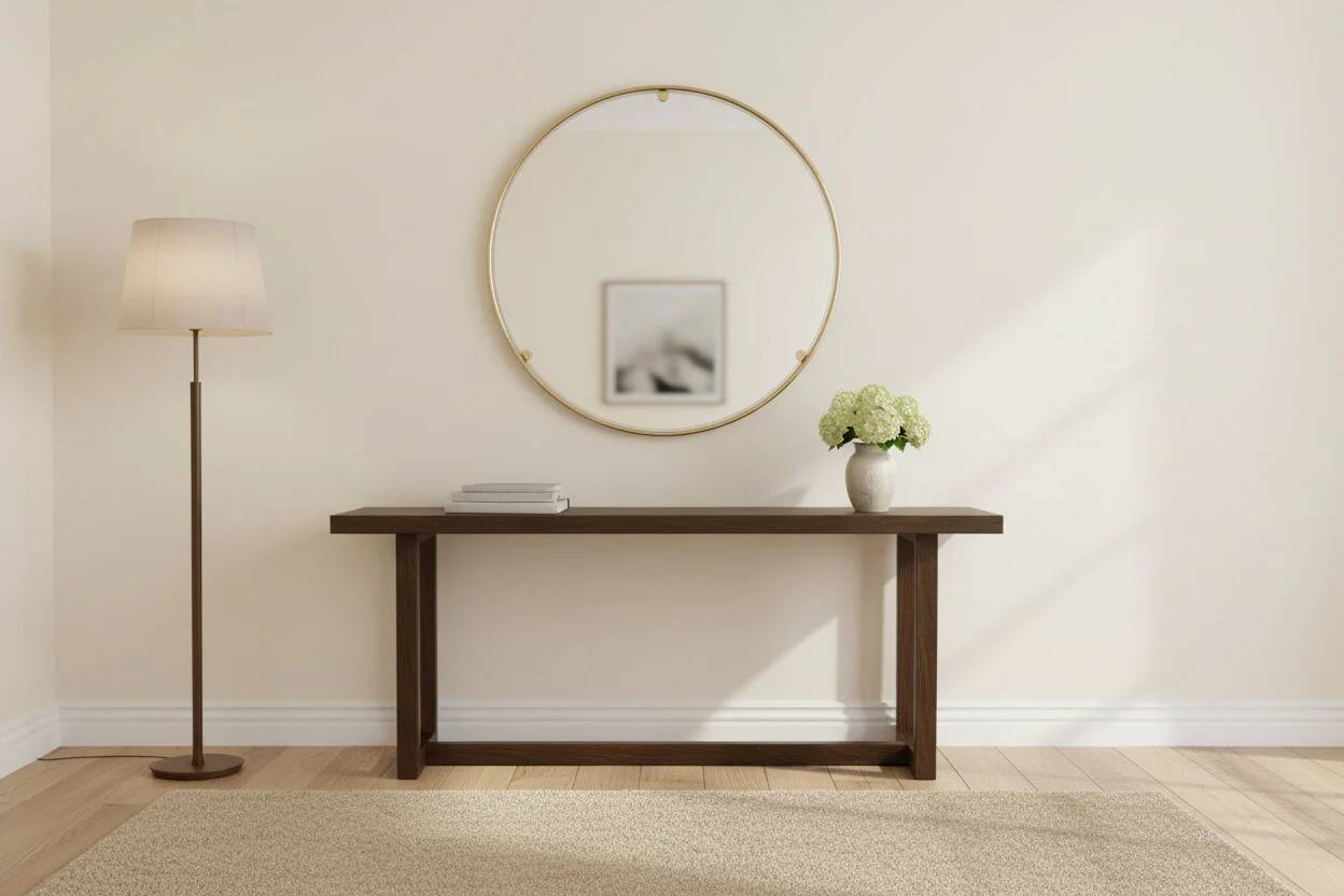 Italian 1960s solid brass wall mirror with original patina – Milan nightlife provenance