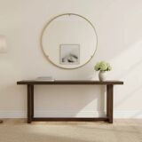 Italian 1960s solid brass wall mirror with original patina – Milan nightlife provenance