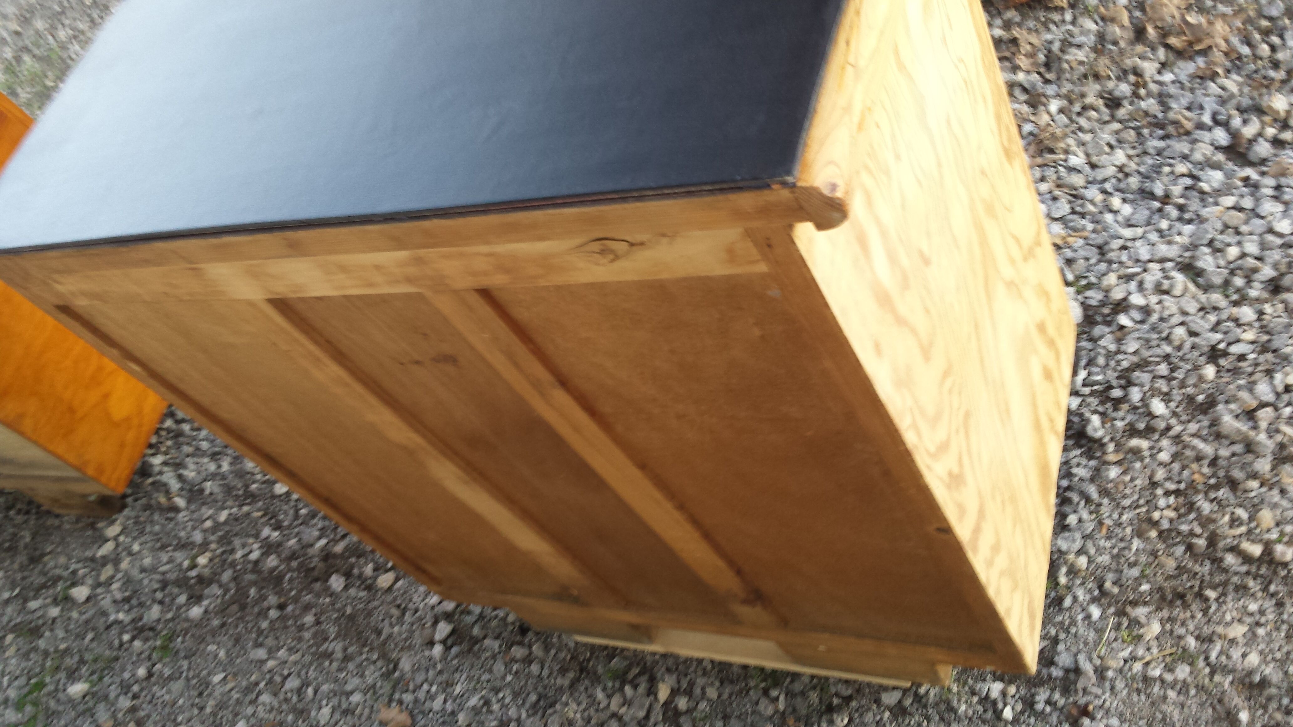 Black and wood mado buffet