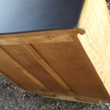 Black and wood mado buffet