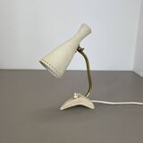 Original Modernist beige Metal Table Light by Cosack, Germany, 1960s