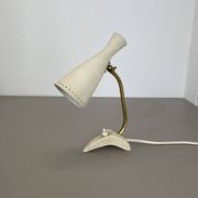 Original Modernist beige Metal Table Light by Cosack, Germany, 1960s