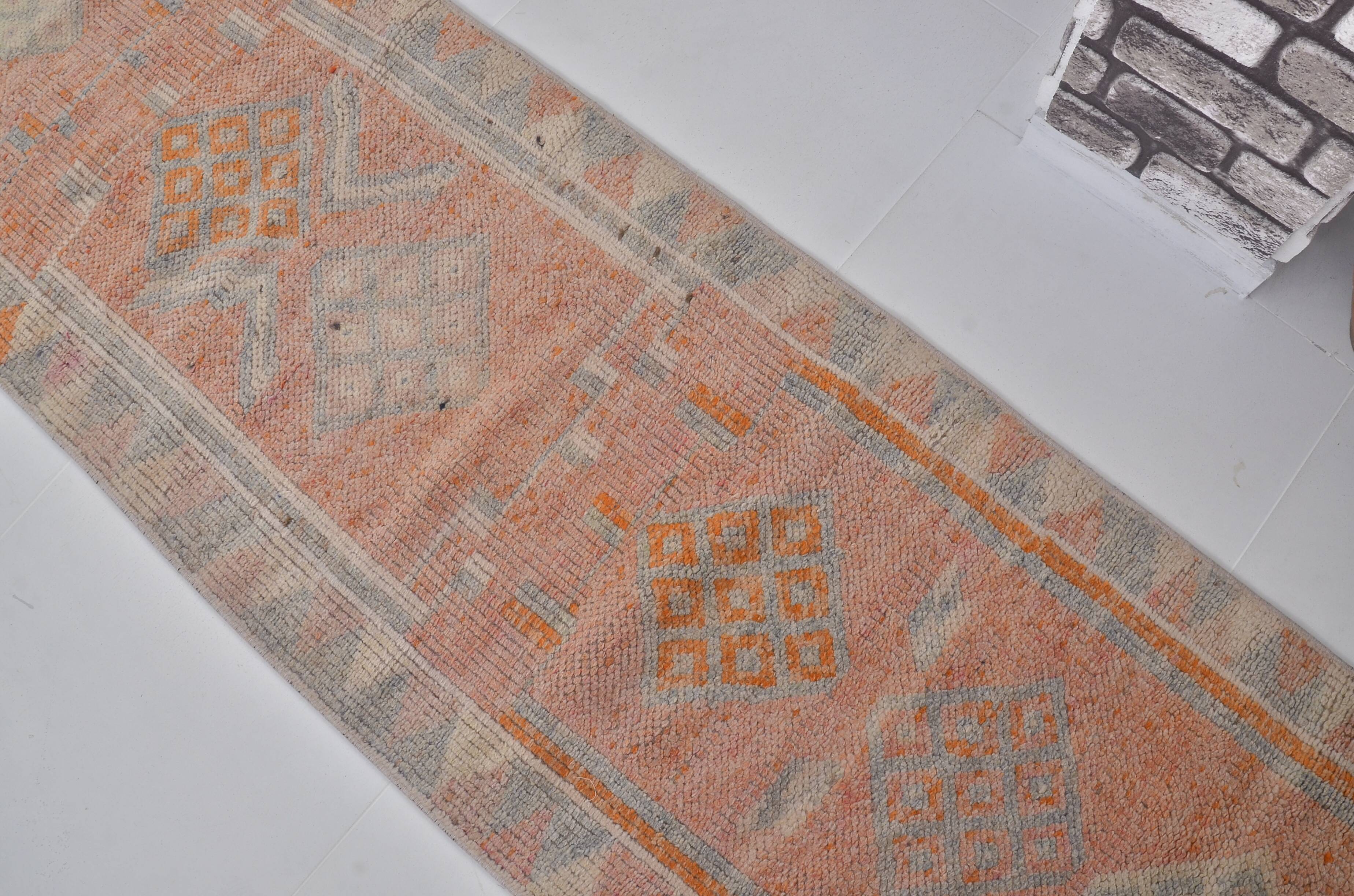 Vintage Decorative Oushak Runner Rug sku 2272