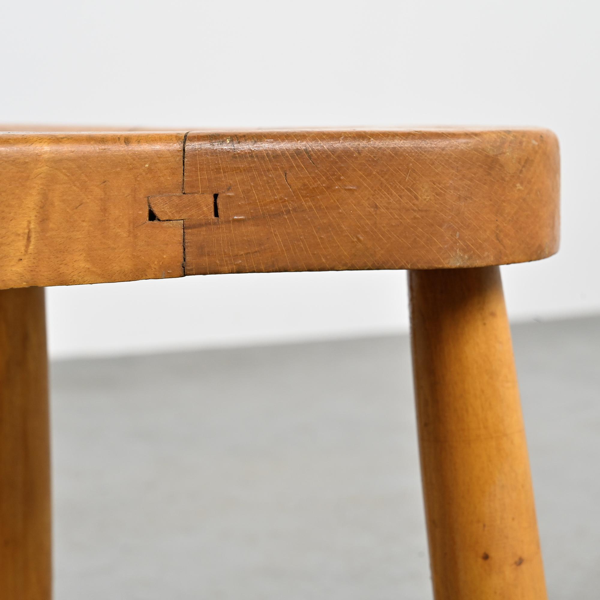 Free-form stool by Christian Durupt, around 1955.