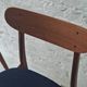 Pair of solid teak dining chairs, Denmark 1960s
