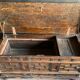 Italian chest carved wood