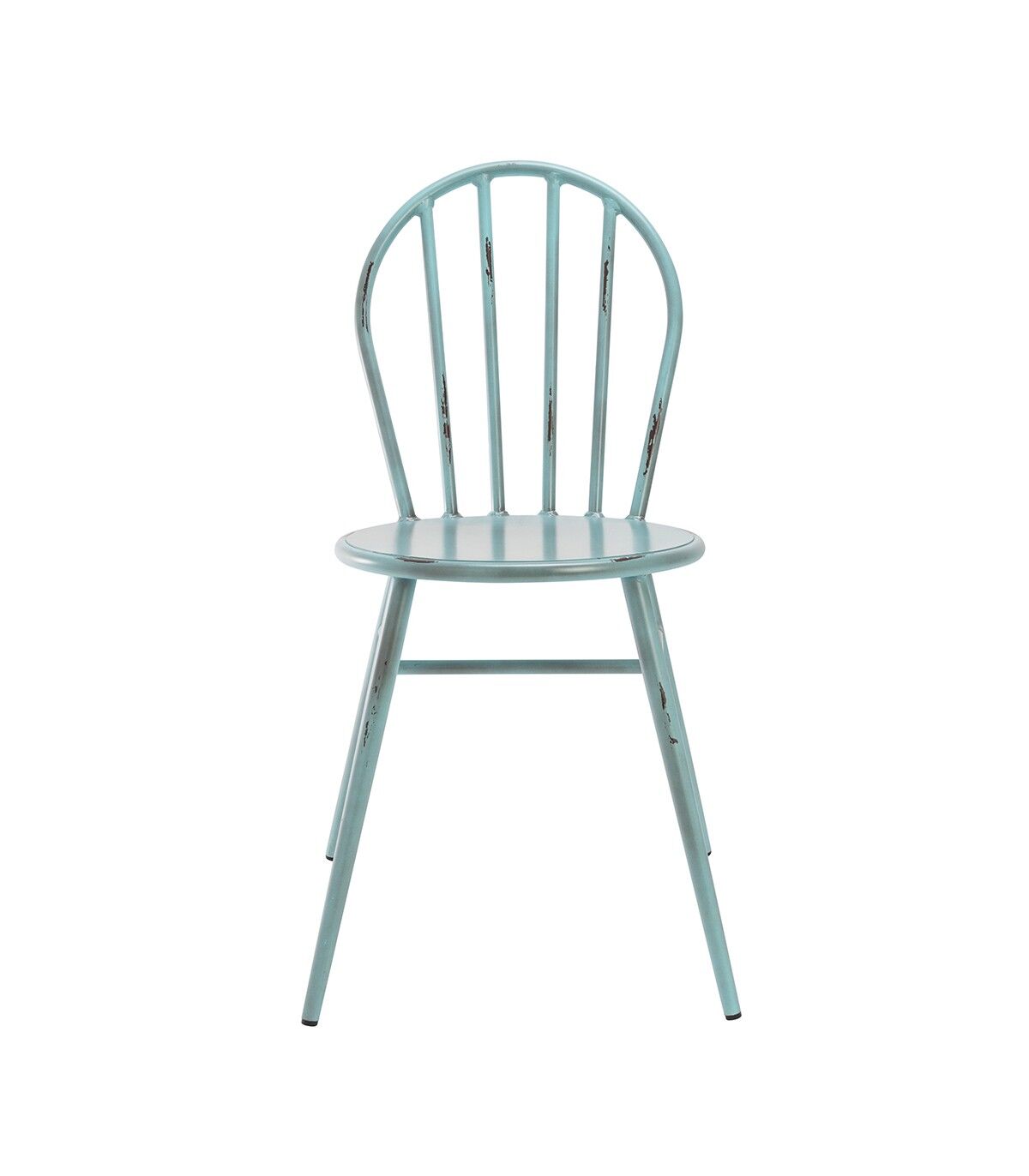 Vintage blue metal chair - Lot of 2