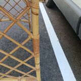 Bureau ancien en rotin vintage XXeme