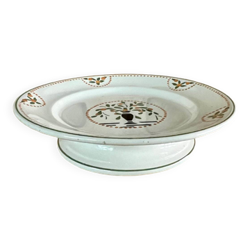 Plat à gâteaux sur pied Longwy Brest