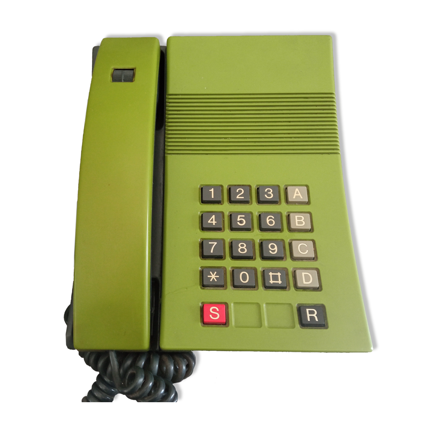 Vintage PTT Phone Digitel 2000 Green CGCT from 1981