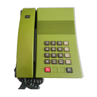 Vintage PTT Phone Digitel 2000 Green CGCT from 1981