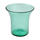 Vase en verre bullé art déco