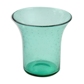 Vase en verre bullé art déco