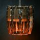 Vintage VECA Murano Glass Chandelier - 1970s Italian Pendant Lamp
