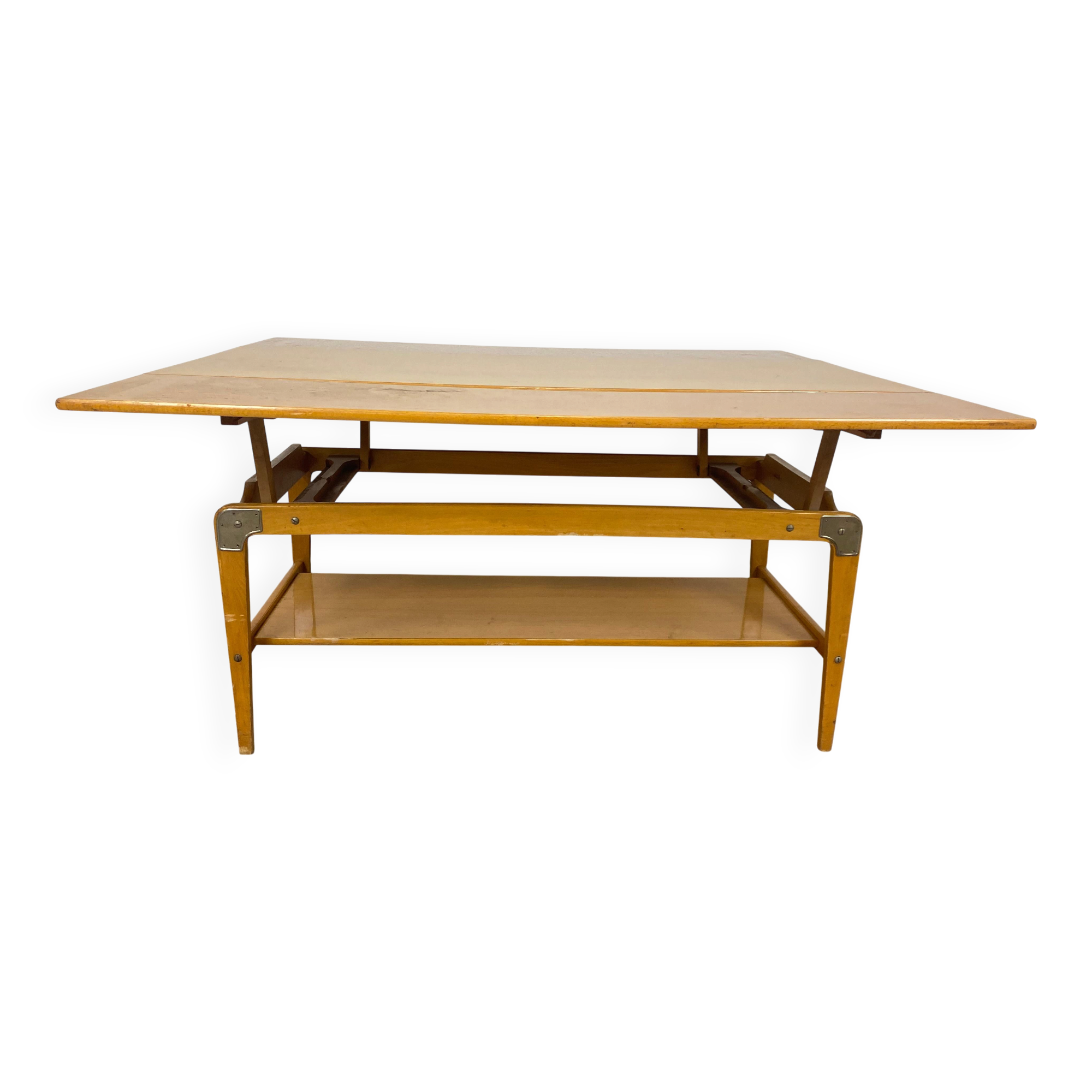 Vintage adjustable conference table