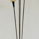 Reed floor lamp with 3 burners of the house Lunel - 1950