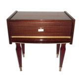 bedside of 1960, Maccassar veneer or formica table