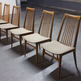 6 chairs Scandinavian years 50 60 Lubke