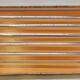 Set of 6 vintage skewers in stainless steel and wood in their box