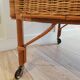 Vintage rattan baby bed