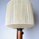 Large Size Wood & Sring Table Lamp By Uno & Östen Kristiansson For Luxus, Sweden 1960S