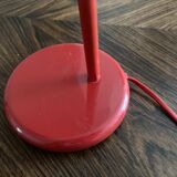 Desk lamp or bedside table vintage 80s red