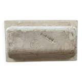 Recessed wall-mounted soap dish