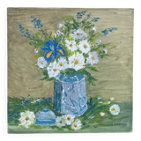Oil painting on canvas, bouquet of flowers