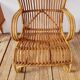 Louis Sognot vintage rattan armchair