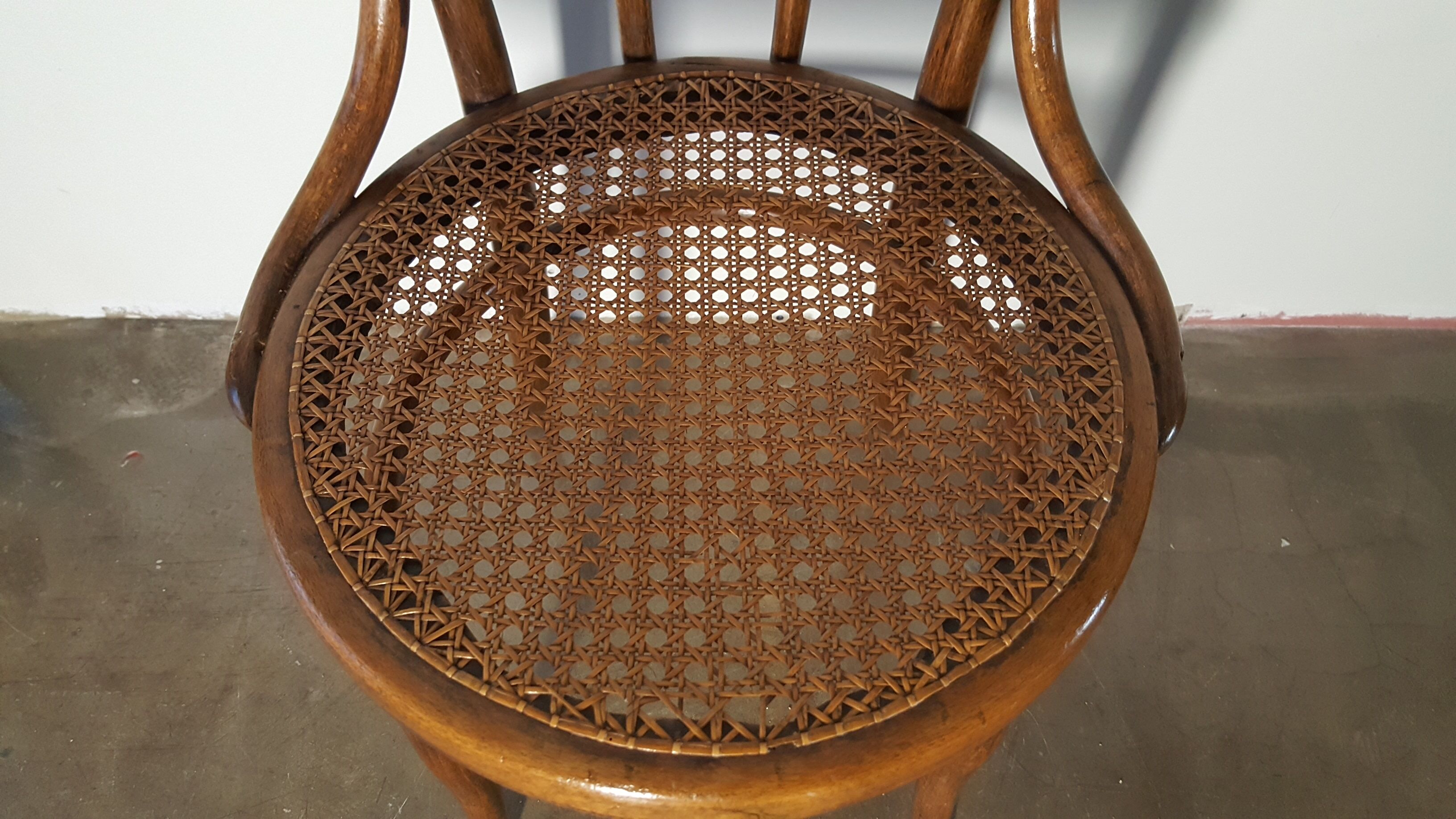 Josef Hoffman Cane Chair 1900