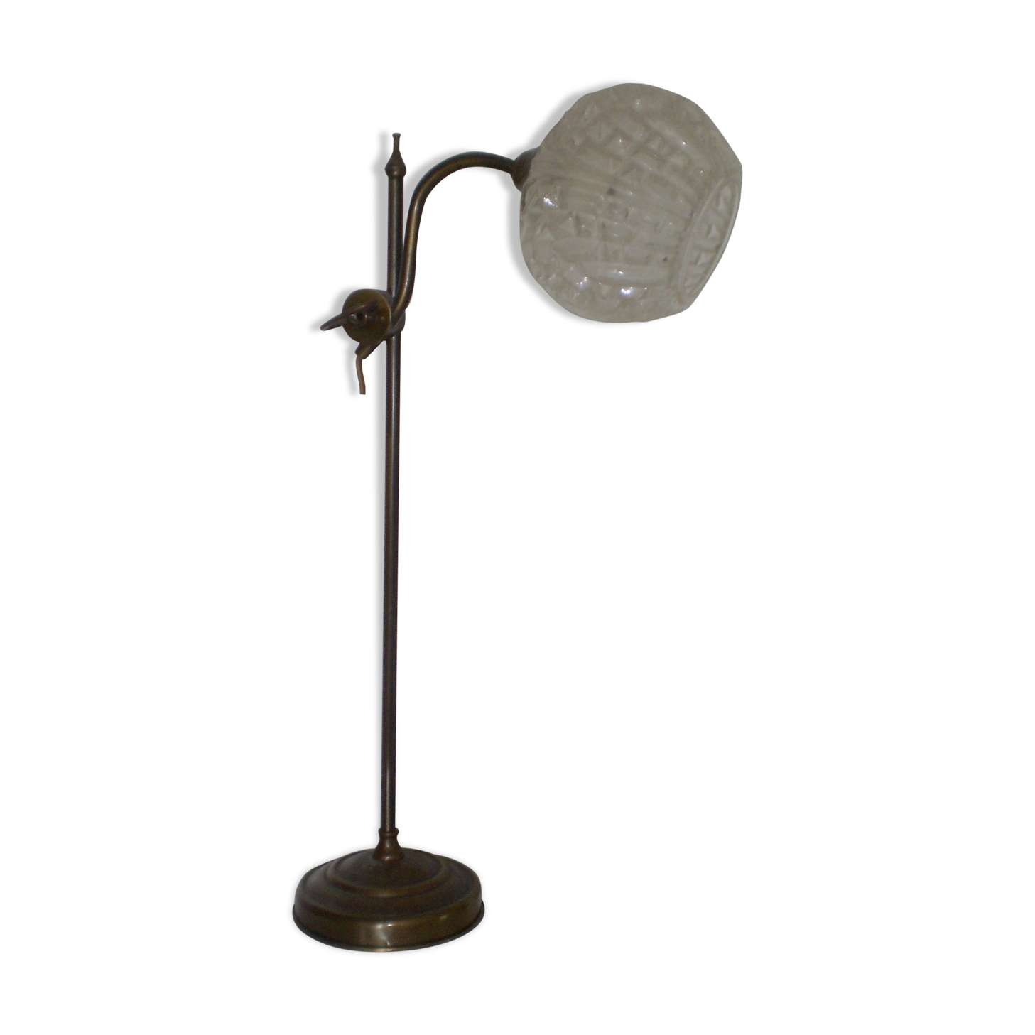 Articulated with glass lamp