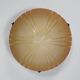 1920s Art Deco Cut Glass Orange Ombre Plafonnier Lamp Shade