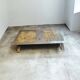 Ceramic and metal coffee table