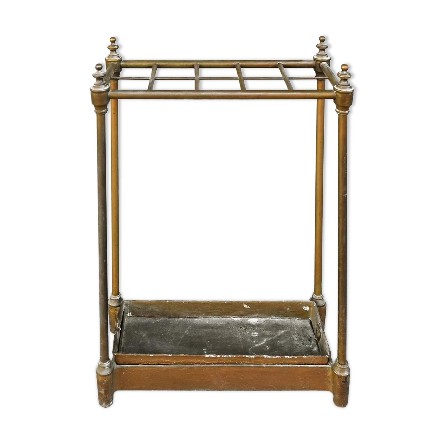 Porte-parapluie en laiton époque 1900