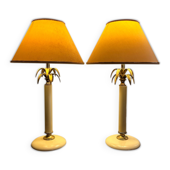 Lampes palmier années 70 (X2)